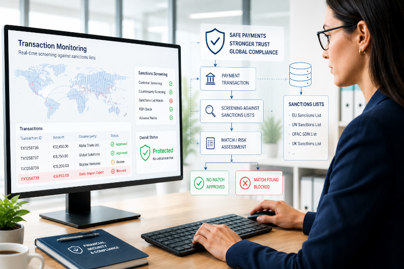 alseda ESM Sanction Monitoring AI