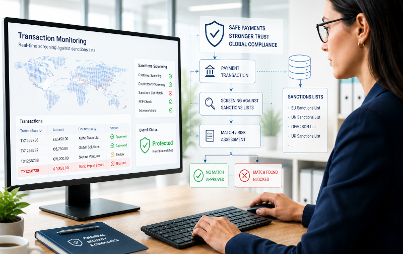 alseda ESM Sanction Monitoring AI