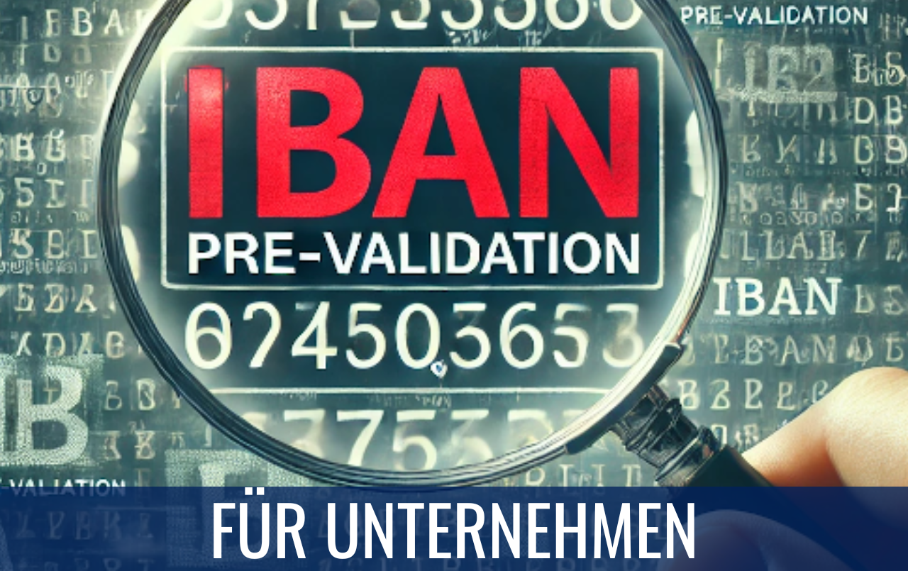 pre verificaton of payee für unternehmen pre verificaton of payee